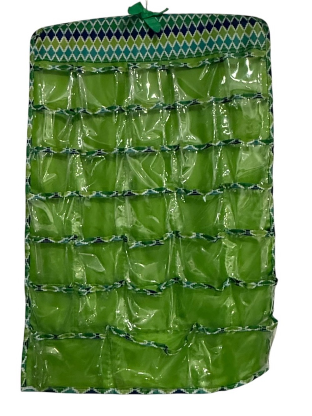 Hanging Organizer with 66 Pockets for Jewelry, Crafts, or Accessories 26x16